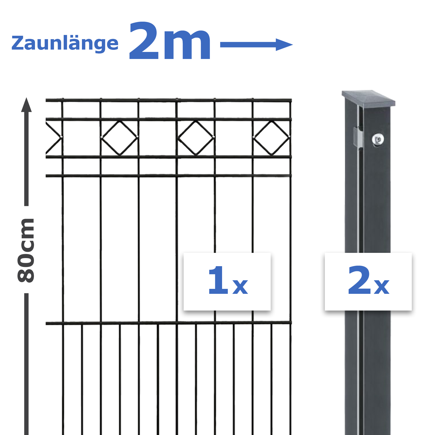 Set Schmuckzaun VENUS