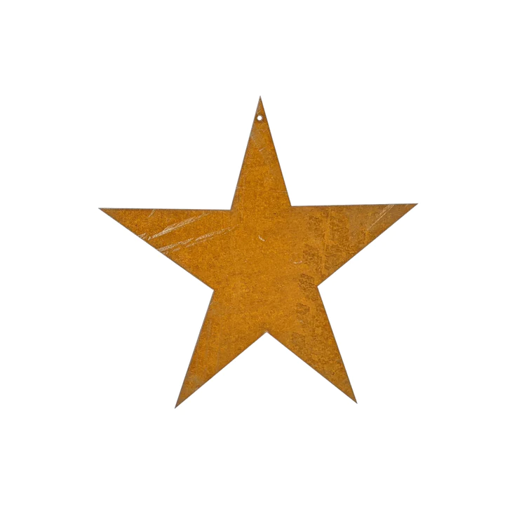 Stern-Anhänger Cortenstahl