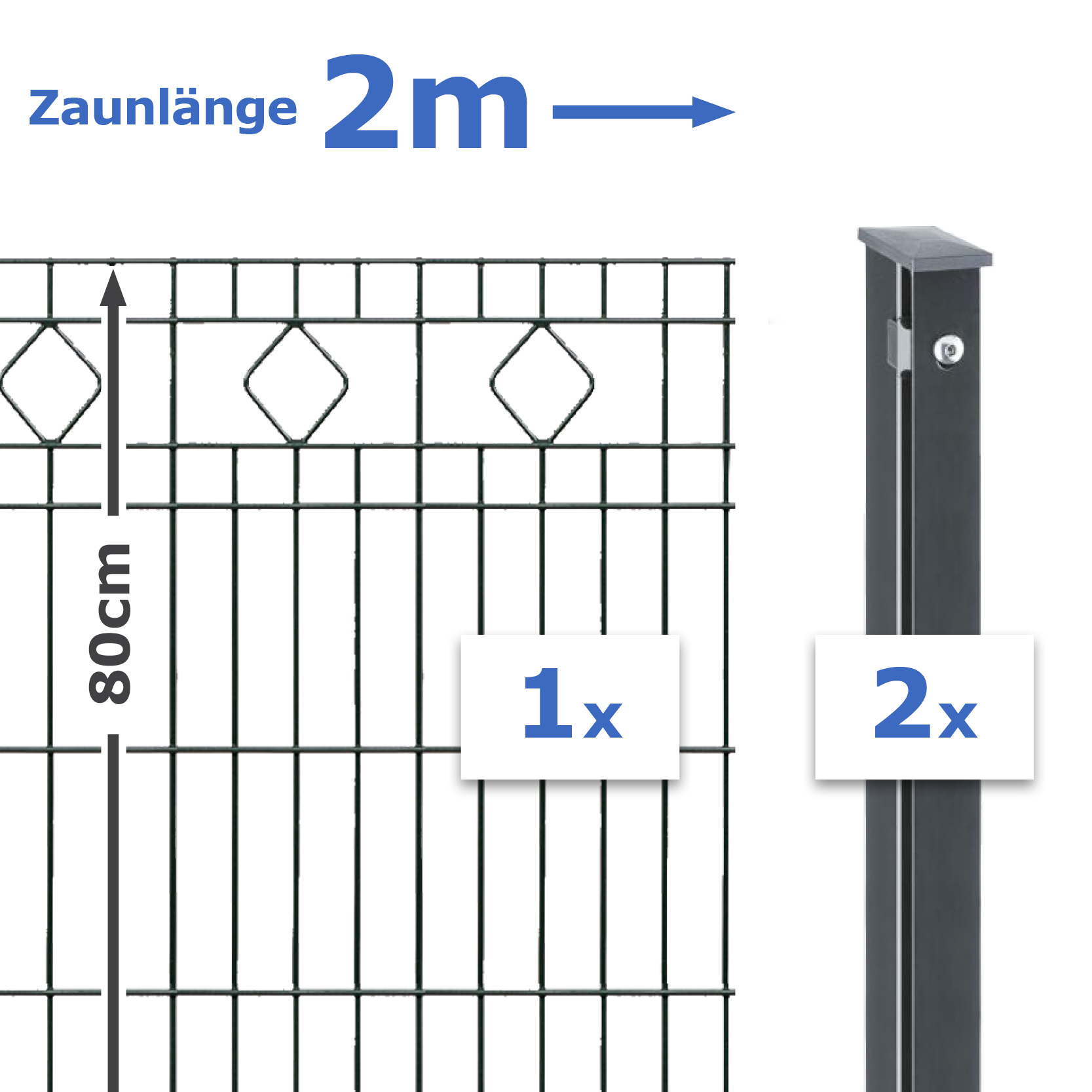 Set Schmuckzaun MERKUR