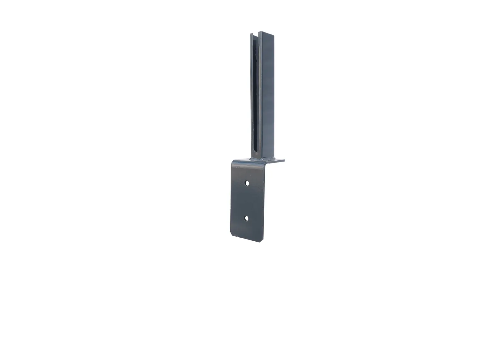  Winkel Fußplatte für Zaunpfosten 60x40mm Adapterplatte-Zaun